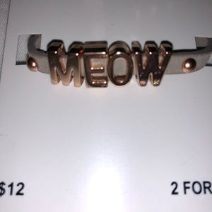 BCBG Affirmation Grey MEOW Bracelet *2/$15